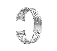 LOKLNEYK Quick Fitting Stainless Steel Seamless Strap Fit For Samsung Galaxy Watch 6 5 4 Classic 47mm 43mm 42mm 46mm(Silver,Watch 6 Classic 47mm)