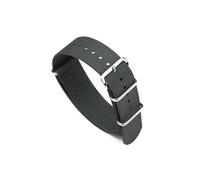 LOKLNEYK Ribbed Watch Strap 18mm 20mm 22mm Nylon Watch Straps Braid Ballistic Fabric Watchband Accessories Watch Band(DARK GRAY,18mm)