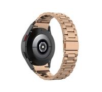 LOKLNEYK Seamless Curved End Stainless Steel Strap Fit For Samsung Galaxy Watch6 5 4 Classic 46mm, 47mm, 42mm(Rosegold-tool,Watch4 5 6 40mm 44mm)