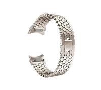LOKLNEYK Seamless Quick Fit Stainless Steel Strap Fit For Samsung Galaxy Watch 6 Classic 47mm 43mm 4 42 46mm 5 Pro 45mm 40mm 44mm(Starlight,For Galaxy watch6 44)