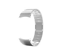 LOKLNEYK Seamless Stainless Steel Strap Fit For Samsung Galaxy Watch 4 5 6 40mm 44mm/5Pro 45mm(Silver,GalaxyWatch 4 5 40mm)