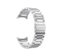 LOKLNEYK Seamless Titanium/stainless Steel Strap Fit For Samsung Galaxy Watch 4/5/6 Classic 43 47mm 40/44mm(Titanium Silver C,Watch 6 Classic 43mm)