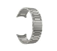 LOKLNEYK Seamless Titanium/stainless Steel Strap Fit For Samsung Galaxy Watch 4/5/6 Classic 43 47mm 40/44mm(Titanium Matte C,Watch 4 Classic)