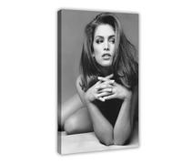 LOKLNEYK Sexy Cindy Crawford Poster (11) Canvas Poster Bedroom Decor Landscape Office Room Decor Gift 24x36inch(60x90cm)