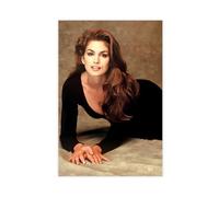 LOKLNEYK Sexy Cindy Crawford Poster (12) Canvas Poster Bedroom Decor Landscape Office Room Decor Gift 20x30inch(50x75cm)