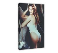 LOKLNEYK Sexy Cindy Crawford Poster (3) Canvas Poster Wall Art Decor Print Picture Paintings for Living Room Bedroom Decoration 24x36inch(60x90cm)