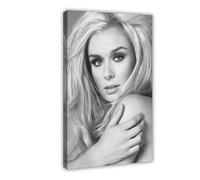 LOKLNEYK Singer Katherine Jenkins Poster (4) Canvas Poster Wall Art Decor Print Picture Paintings for Living Room Bedroom Decoration 08x12inch(20x30cm)