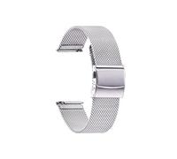 LOKLNEYK Stainless Steel Mesh Watch Band fit for Mens Women, Quick Release Mesh Watch Straps 16mm 18mm 19mm 20mm 21mm 22mm(Silver,16mm)