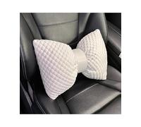 LOKLNEYK Summer Car Seat Cushion Simple Ice Silk Universal Cover Cool Pink Interior Supplies Car Seat Cushion(White waist pillow)