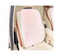LOKLNEYK Summer Car Seat Cushion Simple Ice Silk Universal Cover Cool Pink Interior Supplies Car Seat Cushion(Pink backrest)