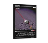 LOKLNEYK Tame Impala - Currents Poster, Hit Music Album Wall Art Canvas Posters Modern Prints for Living Room Bedroom Deco 08x12inch(20x30cm) Frame-style