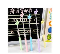 LOKLNEYK Telescopic Pole for Home Reading Sticks (Yellow)