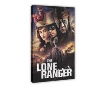 LOKLNEYK The Lone Ranger Movie Canvas Poster Bedroom Decor Landscape Office Room Decor Gift 16x24inch(40x60cm)