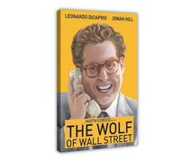 LOKLNEYK The Wolf of Wall Street Jonah Hill Poster Canvas Poster Bedroom Decor Landscape Office Room Decor Gift 24x36inch(60x90cm)