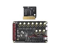 LOKLNEYK Universal 3D Printer Parts Motherboard, Max EZ V1.0 10-driver EFuse 550MHz Control Board(With EZ31865 V1.0)