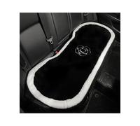 LOKLNEYK Universal Warm Plush Car Seat Cushion Simple Camellia Winter Sponge Filling Cover Interior Car Seat Cushion(Bcak)