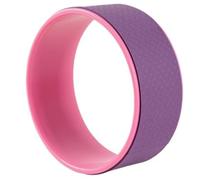 LOKLNEYK Yoga Wheel TPE Pilates Circle Back Bend Assistant Prop Balance Training Home Fitness Equipment Multi-Color(Purple)