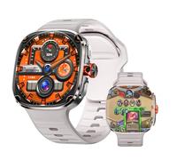 LOKMAT 4G SIM Card Android Smart Watch, 2.16'' AMOLED Large Screen 3GB+32GB Smartwatch for Men Women with Rotating Camera WiFi GPS, 1150mAh Fitness Activity Tracker Watch (Gold)