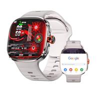 LOKMAT 4G SIM Card Android Smart Watch, 2.16'' AMOLED Large Screen 3GB+32GB Smartwatch for Men Women with Rotating Camera WiFi GPS, 1150mAh Fitness Activity Tracker Watch (Gold)