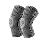 LoKori Knee Brace Sleeves,2 Pack Adjustable Compression Knee Support Men and Women,for Working Out, Running, Gym, Fitness, Weightlifting Meniscus Tear, A rthritis, Joint Pain,A-L