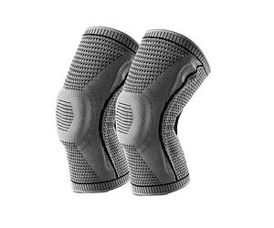 LoKori Knee Brace Sleeves,2 Pack Adjustable Compression Knee Support Men and Women,for Working Out, Running, Gym, Fitness, Weightlifting Meniscus Tear, A rthritis, Joint Pain,A-M