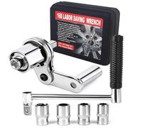 Loksun Torque Multiplier Wrench Set, Heavy Duty Labor Saving Lug Nut Remover, 1/2" Drive Square, 1:16 Gear Ratio Hand Lug Nut Wrench Kit for Automotive Tire Nuts Removal (Max 680NM)