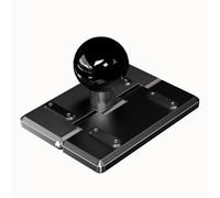 LOKTENWO Aluminum Alloy Magnetic Mount Base with 1'' TPU Ball for The Iron Surface, Adjustable Base Compatible with RAM Mounts B Size 1 Inch Ball Double Socket Arm