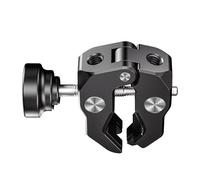 LOKTENWO Anti-Theft 1'' Without Ball Handlebar Clamp Mount Base with Aluminum Alloy Tough-Claw, Fit RAM Mounts B Size 1 Inch Ball Double Socket Arm for Handlebar Rail 0.5'' to 1.75'' in Diameter