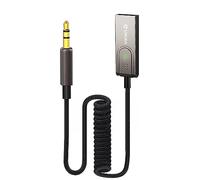 LOKUKA Bluetooth 5.3 to Aux Adapter for Car, Speaker, and Home Stereo - Bluetooth Receiver USB to 3.5mm Audio Jack for Hands-Free Calls, Voice Navigation, Phone Music