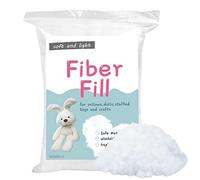 LOKUNN 2.12oz Polyester Fiber, Polyester Fiber Fill, Pillow Stuffing, Stuffing Stuffed Animal, Cushion Stuffing, High Resilience Fill Fiber for Stuffed DIY Crafts