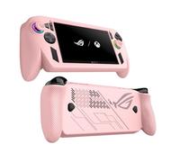 Lokyoyo 360° Full Coverage Silicone Case for ASUS ROG Xbox Ally/Ally X 2025 - Shockproof Anti-Slip, Dual Scratch Protection w/Thumb Grip Caps (Pink)