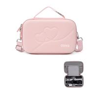 Lokyoyo Carrying Case Compatible with DJI Osmo Pocket 4, Cute Heart Design Storage Bag for Pocket 4 Camera Full Accessories (Pink)