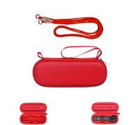 Lokyoyo Carrying Case Compatible with DJI Osmo Pocket 4, Shockproof PU Hard Shell Storage Bag for Gimbal Camera & Shooting Accessories (Red)