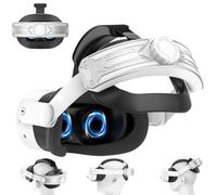 Lokyoyo Comfort Head Strap for Meta.Quest 3S VR Headset Accessories, Replacement for Elite Strap Compatible with Meta.Quest 3S, Enhanced Comfort, Reduces Head Pressure, Weight Balance (Silvery)