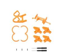 LOKYOYO Complete Set of Protective Devices for DJI Neo Accessories, Include Gimbal Bumper Guard and Tail Protection Device, Propeller Guard Protector, Landing Gear Protective Devices (Orange Plus)