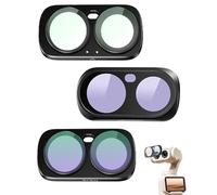 Lokyoyo Magnetic Filter Kit Compatible with Insta360 Luna Ultra, 3 in 1 Anti-Light Pollution Whitening + 1/4 Black Mist + CPL Polarizer for Vlogging Selfie Travel