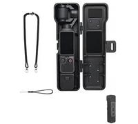 Lokyoyo Magnetic Hard Storage Case Compatible with DJI Osmo Pocket 4, Portable Lens Filter Protective Box for Pocket 4 Camera Accessories (Long Black)