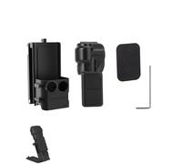 Lokyoyo Magnetic Mount for DJI Osmo Pocket 3, 3-in-1 Interfaces, with 1/4″ Thread Interfaces, Cold Shoe, and Foldable 2-Prong Clip for Cycling/V-log/Tabletop Shooting (Black1)