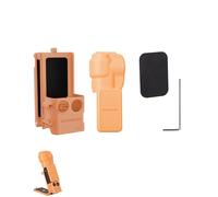 Lokyoyo Magnetic Mount for DJI Osmo Pocket 3, 3-in-1 Interfaces, with 1/4″ Thread Interfaces, Cold Shoe, and Foldable 2-Prong Clip for Cycling/V-log/Tabletop Shooting (Orange1)