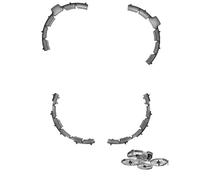 Lokyoyo Propeller Guard Protector for DJI FLIP Drone, Protective Bumper Anti-Collision Shockproof Prop Protector for DJI Flip Fly More Combo Accessories (Gray)