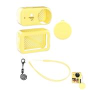 Lokyoyo Silicone Protective Case Compatible with DJI Osmo Nano - All-Around Protection Kit with Lens Cap & Anti-Lost Lanyard (Yellow)