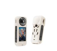 Lokyoyo Silicone Protective Sleeve for Insta.360 X5 - FDA Food Grade, Military-Grade Drop Protection, Heat Dissipation Design (White)