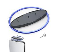 Lokyoyo Vertical Stand for PS5 Pro/ PS5/ PS5 Slim Console, Metal Upright Anti-Slip Holder Base Compatible with Playstation 5 Slim, Upright Stand for PS5 Slim & PS5 Disc/Digital/ PS5 Pro (Blue)