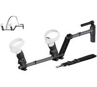 Lokyoyo VR Gun Stock for Que.st 3S/ 3/2, VR Gunstock for Que.st 2 Shooting Controller Handle, VR Shooting Game Accessories Que.st 2 Magnetic Rifle, with Shoulder Straps (for 2/3/3s)