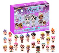 (LOL A) Christmas Advent Calendar for Kids 24 Days Countdown Blind Box Marvel Toy Story