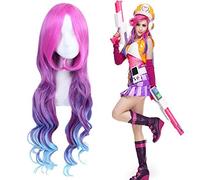 Lol Cosplay Wig Miss Fortune Long Wavy Ombre Heat Resistant Synthetic Hair Peluca Anime Costume Wigs PL-351