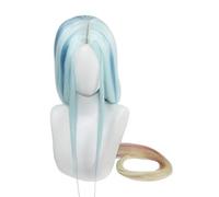 LOL Dawnbringer Night Skin Soraka Long Straight Mixed Color 2 Versions Cosplay Wigs Halloween Synthetic Hair Angel Of The Dawn