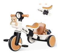 LOL-FUN Kids Tricycle for 1-3 Year Olds with Storage Baskets