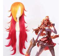 LOL Star Guardian Miss Fortune Perücken Cosplay Kostüm 80cm langes Gefälle Hitzebeständige Faserhaar Perücke 119D