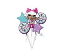 LOL Surprise 5 piece Foil Balloon Bouquet P75